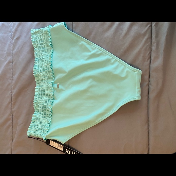 Smocked mid high waist bikini bottom - Picture 3 of 3